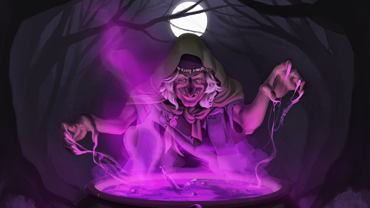 Witch in the darkness