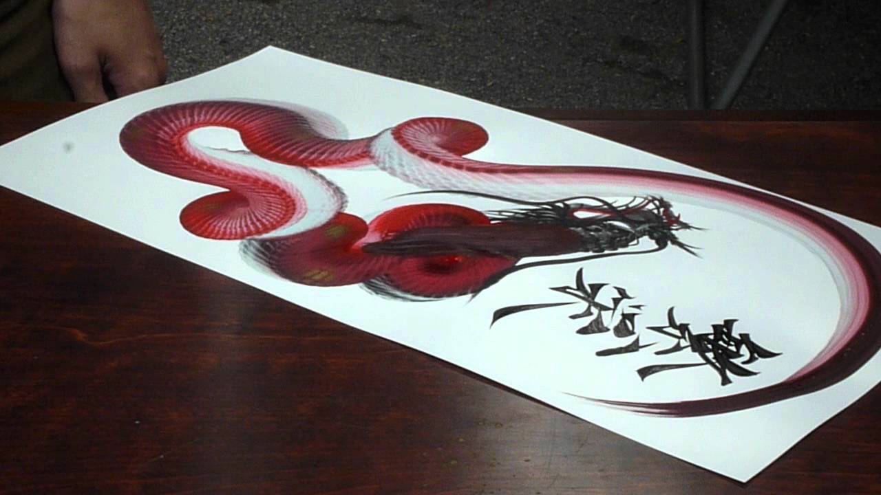 The talented artists who bring dragons to life with just one brush stroke