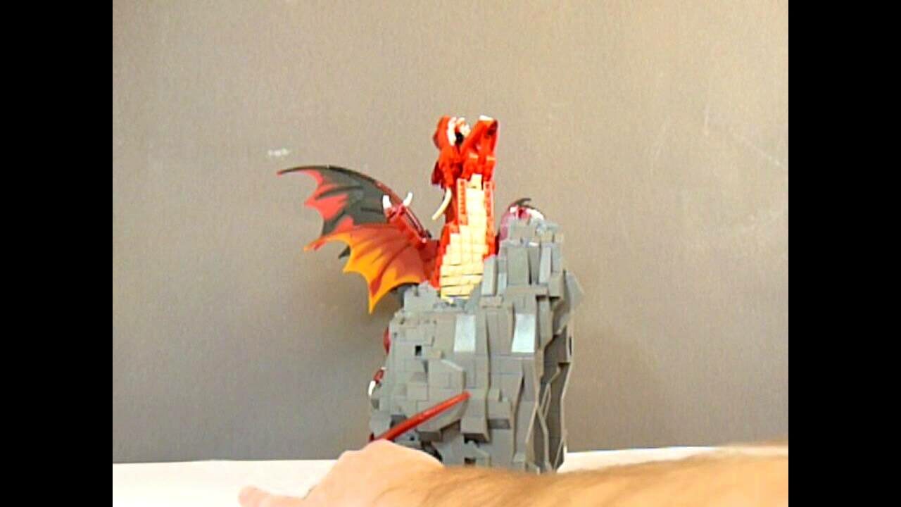 how to get the fire dragon in lego worlds