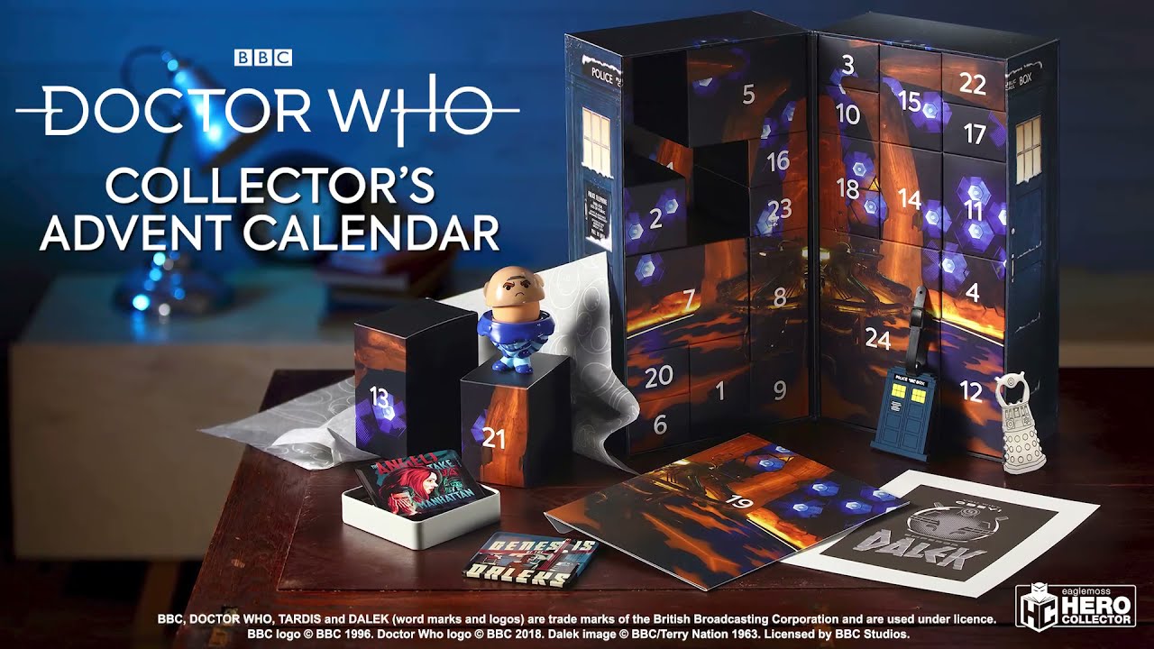 Official Dr Who advent calendar (what's inside?)